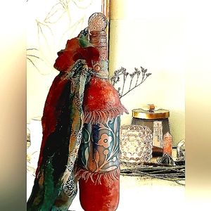 Upcycled Wine Bottle